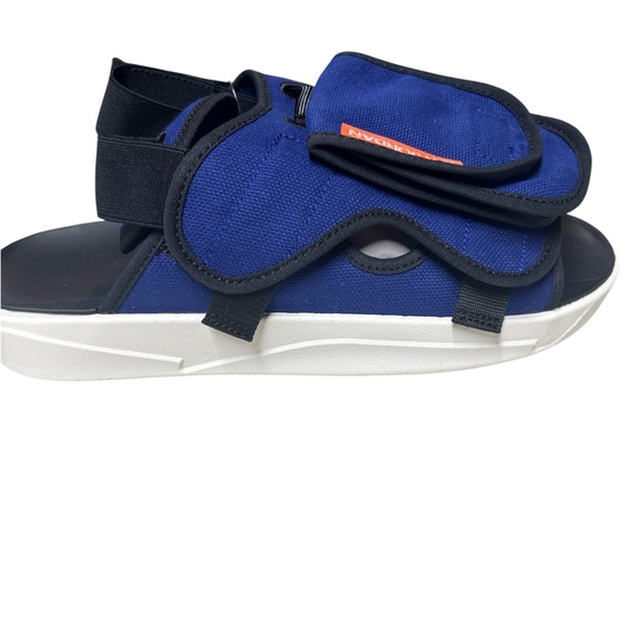 Air Jordan LS Slide Blue and Black With Pouch Men’s Size 13 New - Picture 1 of 5